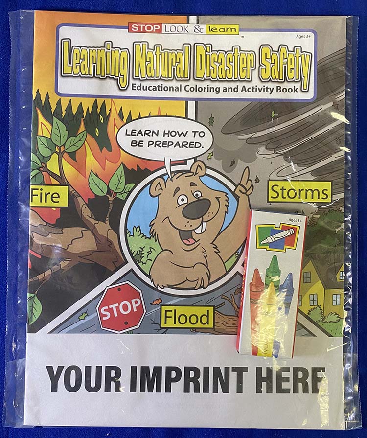Picture of Learning Natural Disaster Safety Coloring Book Fun Pack