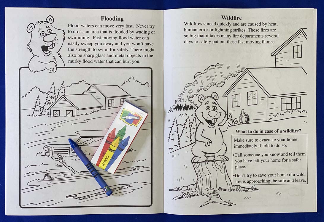 Picture of Learning Natural Disaster Safety Coloring Book Fun Pack