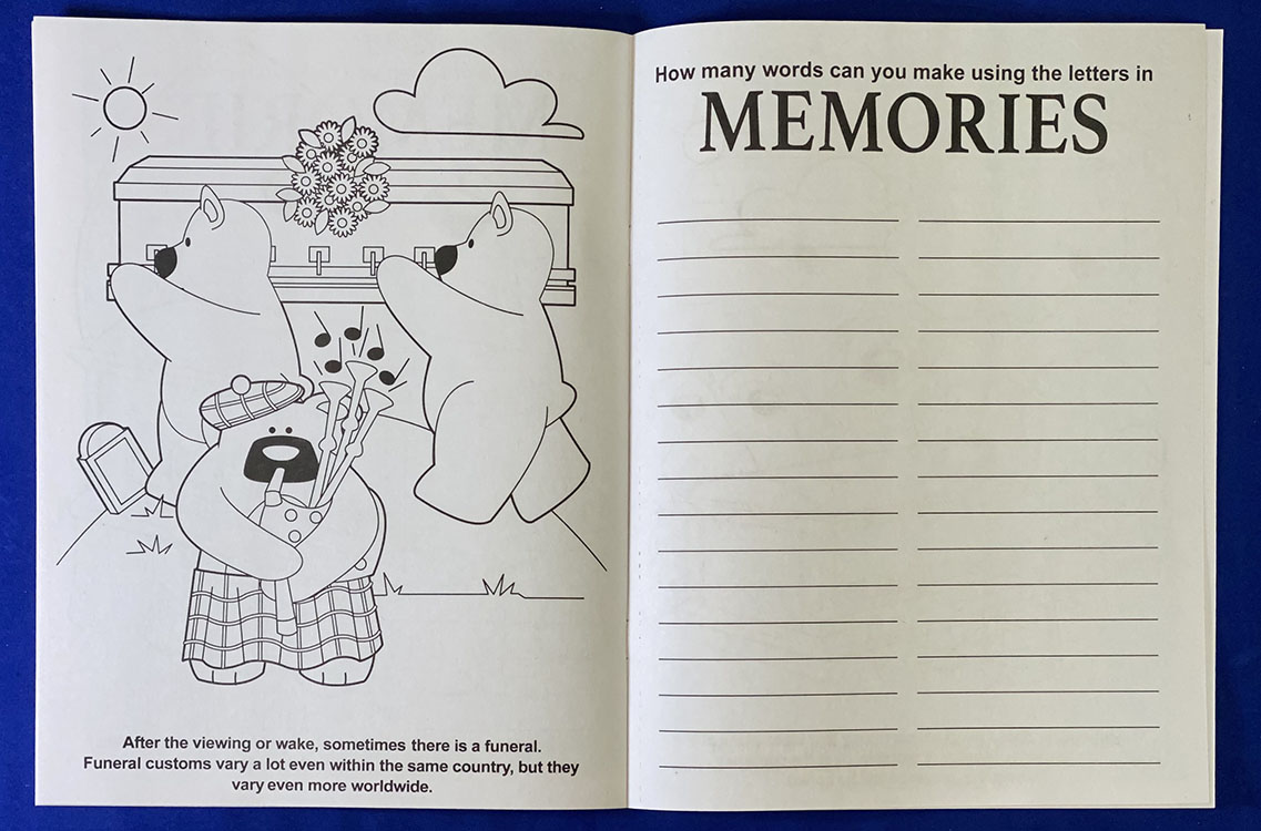 Picture of Losing A Loved One Coloring Book