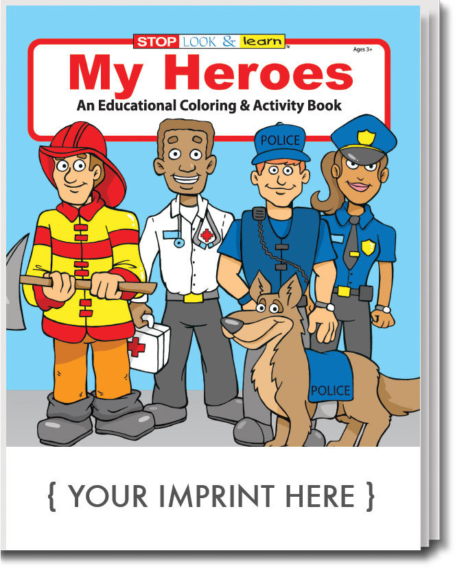 Picture of My Heroes Coloring Books