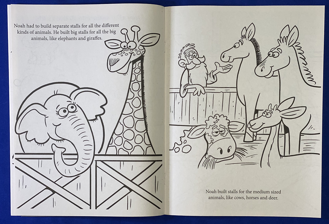 Picture of Noah's Ark Coloring and Activity Book