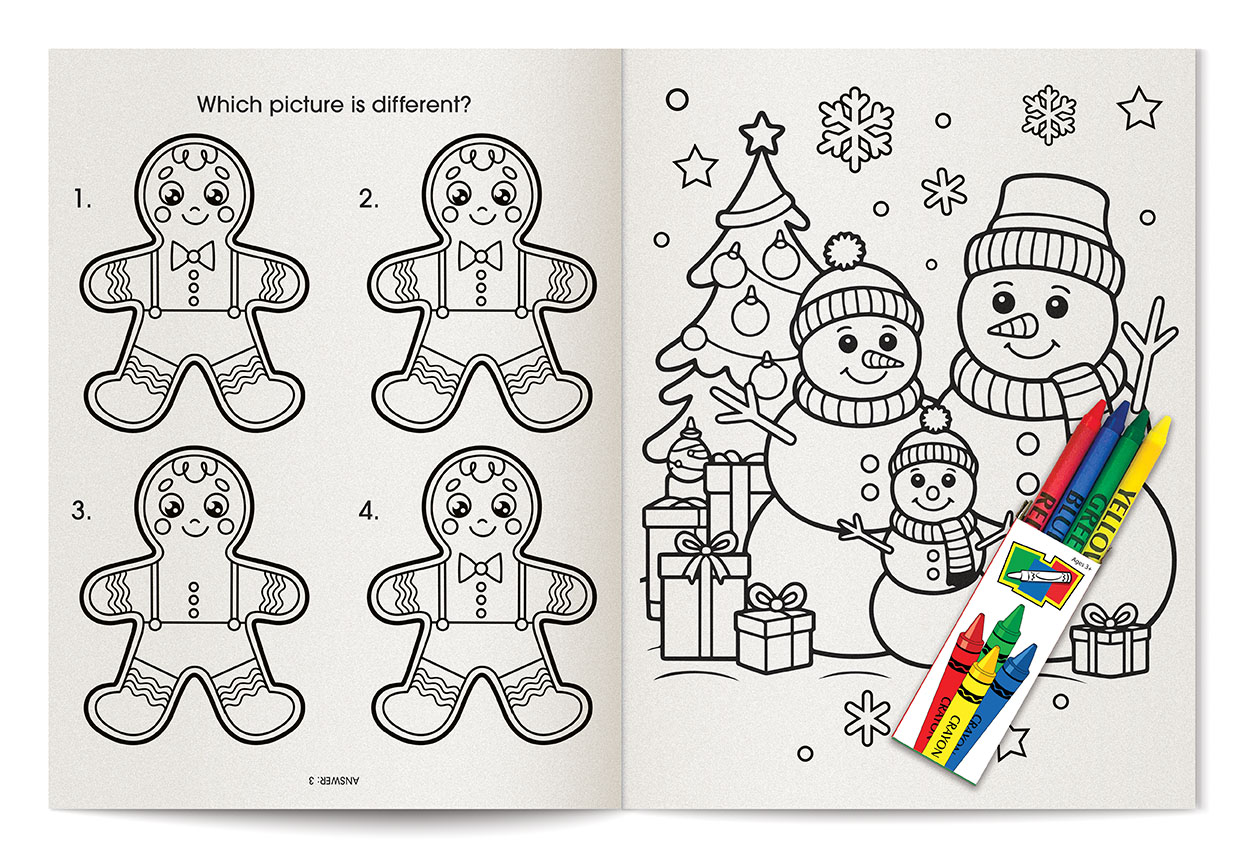 Picture of Merry Christmas Coloring & Activity Book Fun Pack