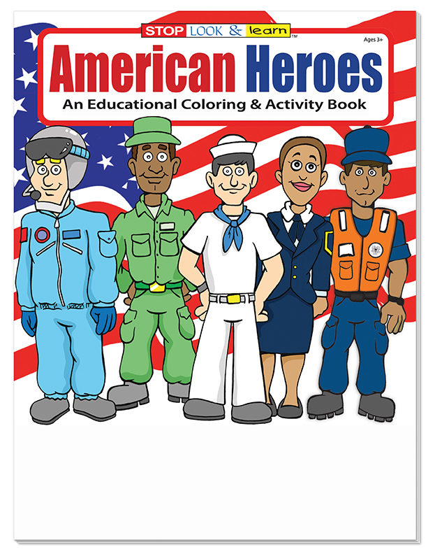 Picture of American Heroes Coloring and Activity Book
