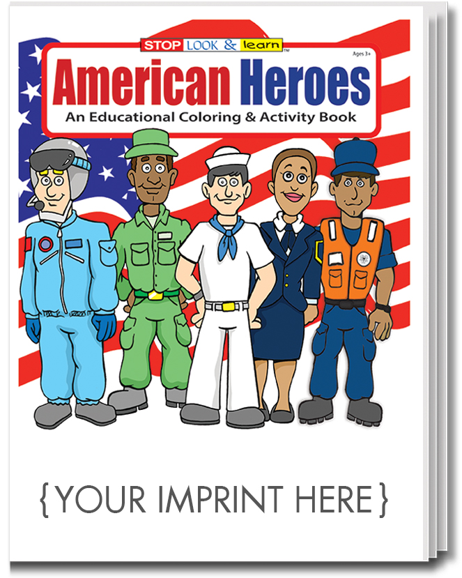 Picture of American Heroes Coloring and Activity Book
