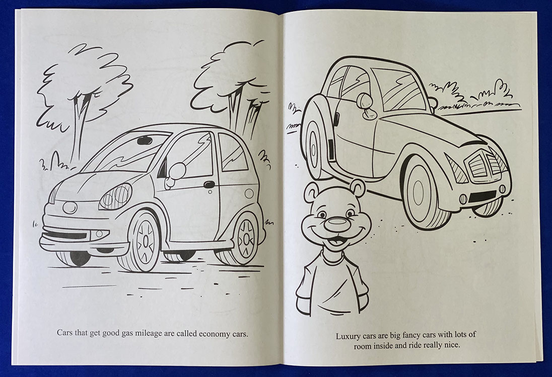 Picture of Our New Car Coloring and Activity Book