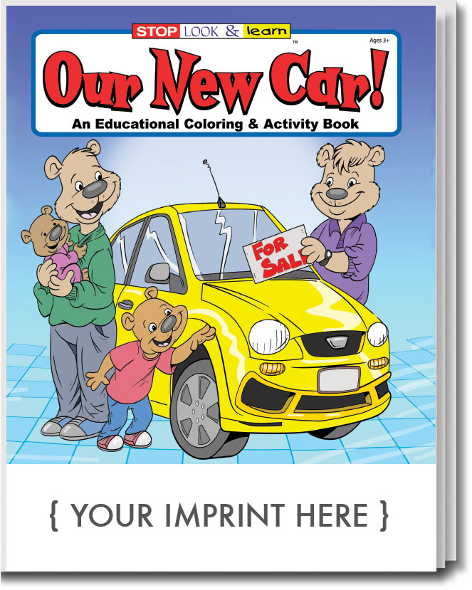 Picture of Our New Car Coloring and Activity Book