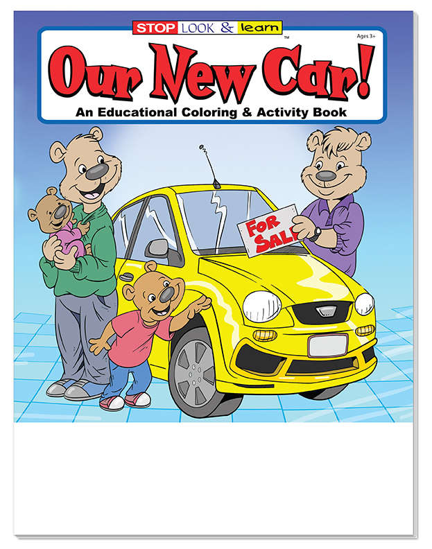 Picture of Our New Car Coloring and Activity Book