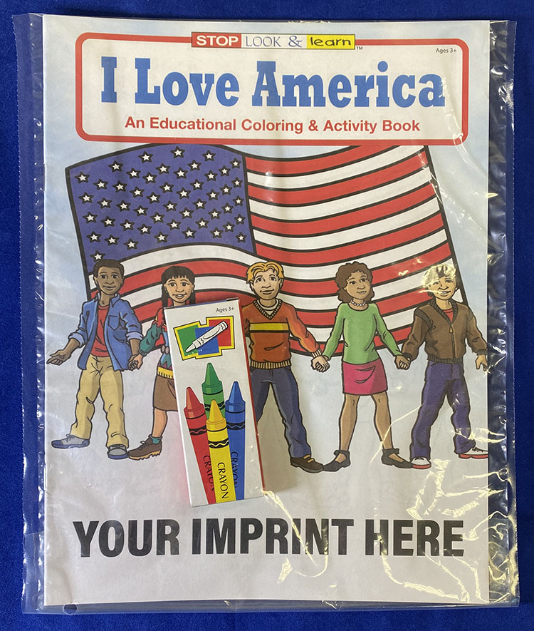 Picture of I Love America Coloring Book Fun Pack