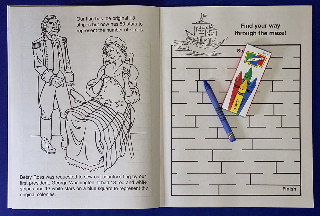 Picture of I Love America Coloring Book Fun Pack