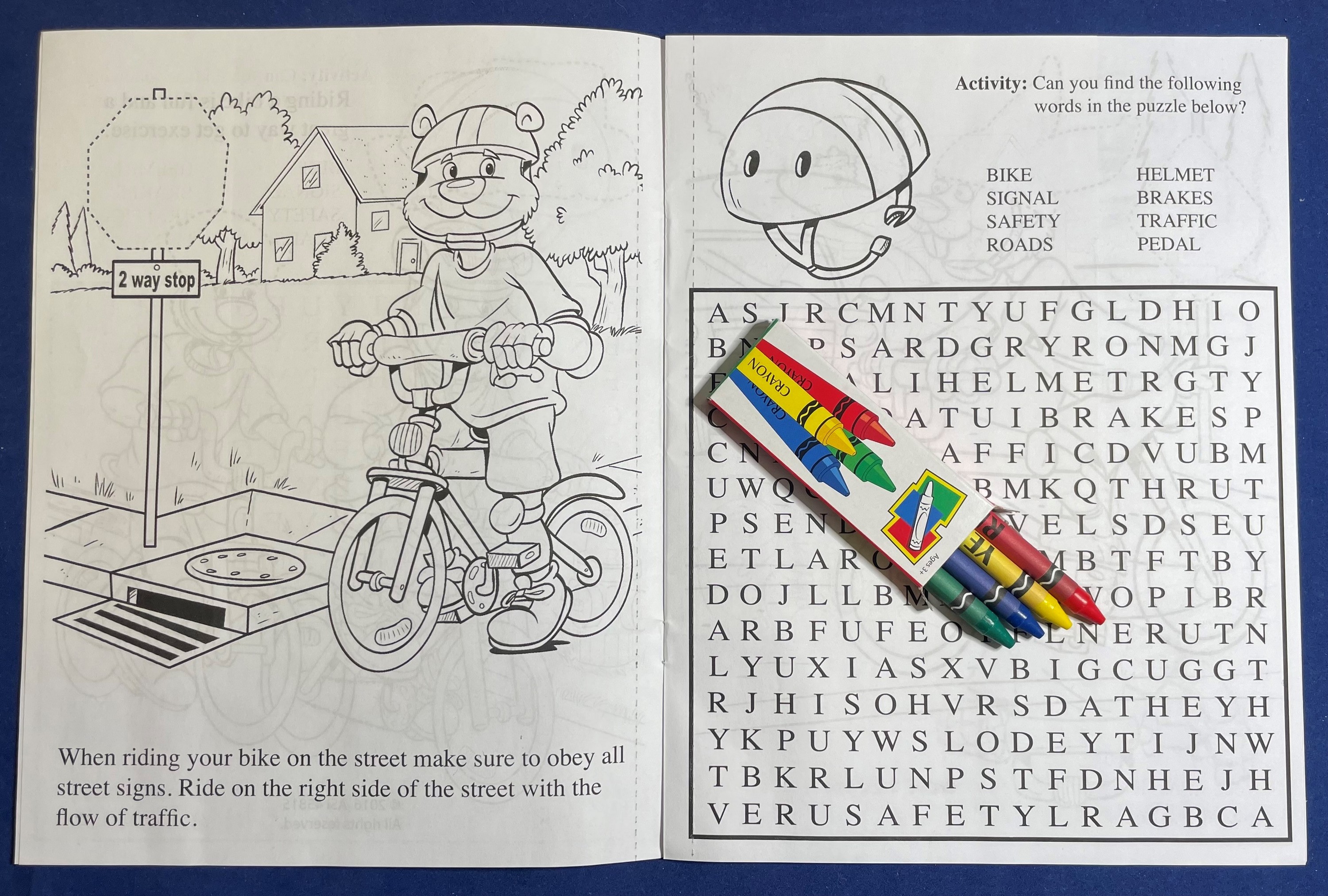 Picture of Bike Safety Sticker Book Fun Pack