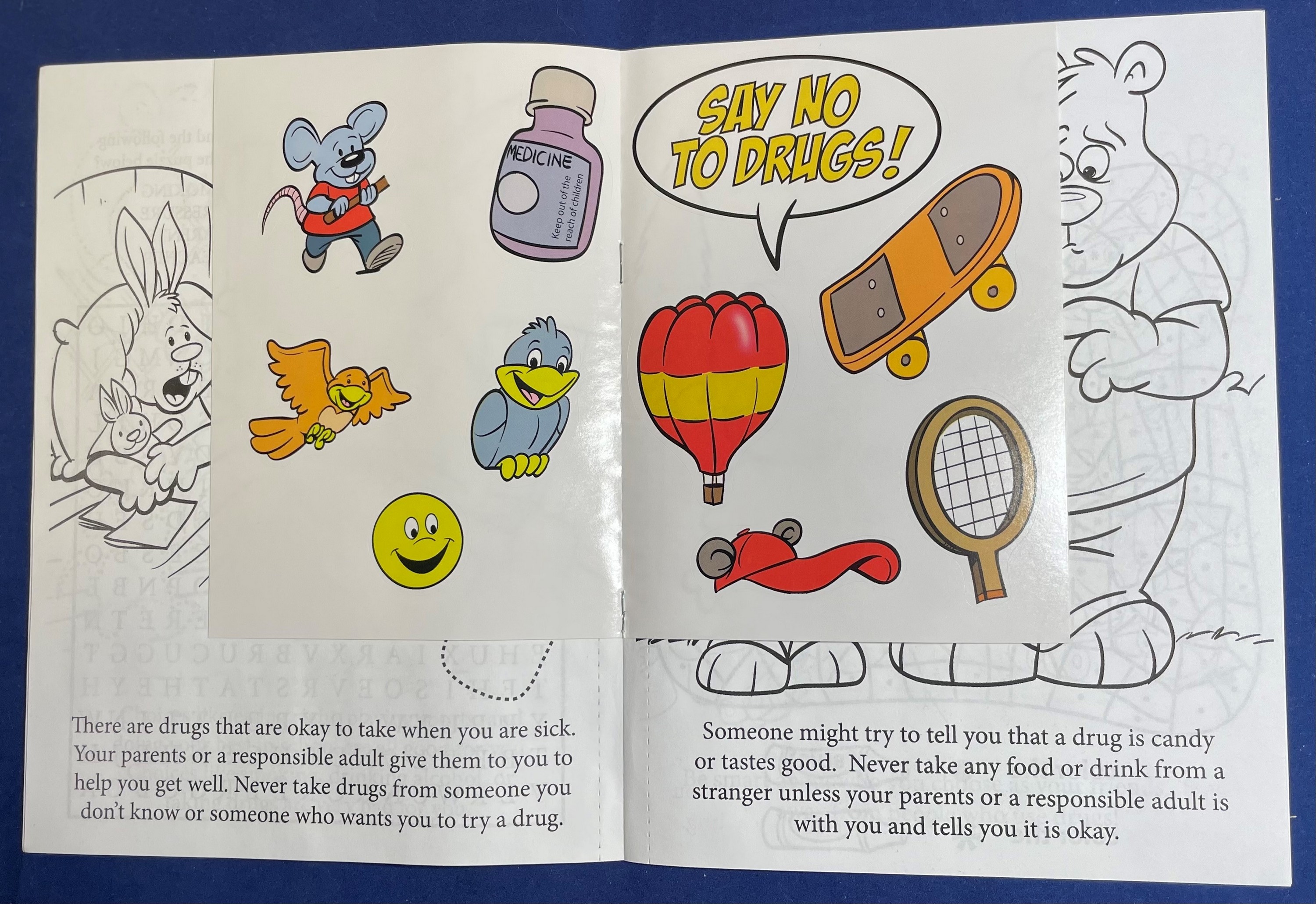 Picture of Say "No" To Drugs Sticker Book