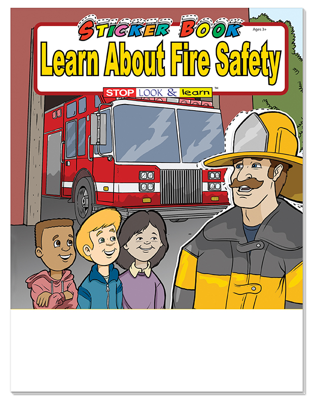 Picture of Learn About Fire Safety Sticker Book Fun Pack
