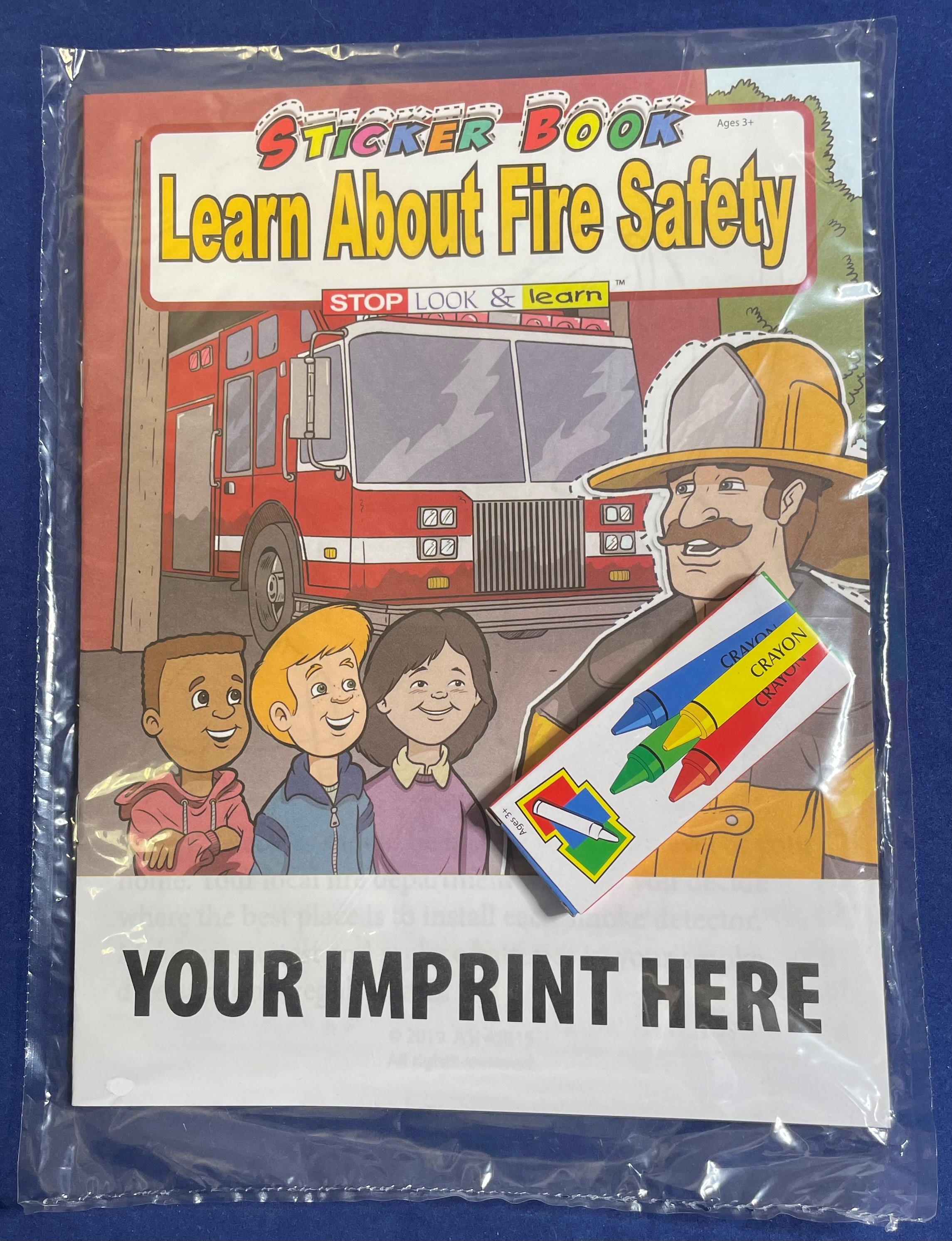 Picture of Learn About Fire Safety Sticker Book Fun Pack