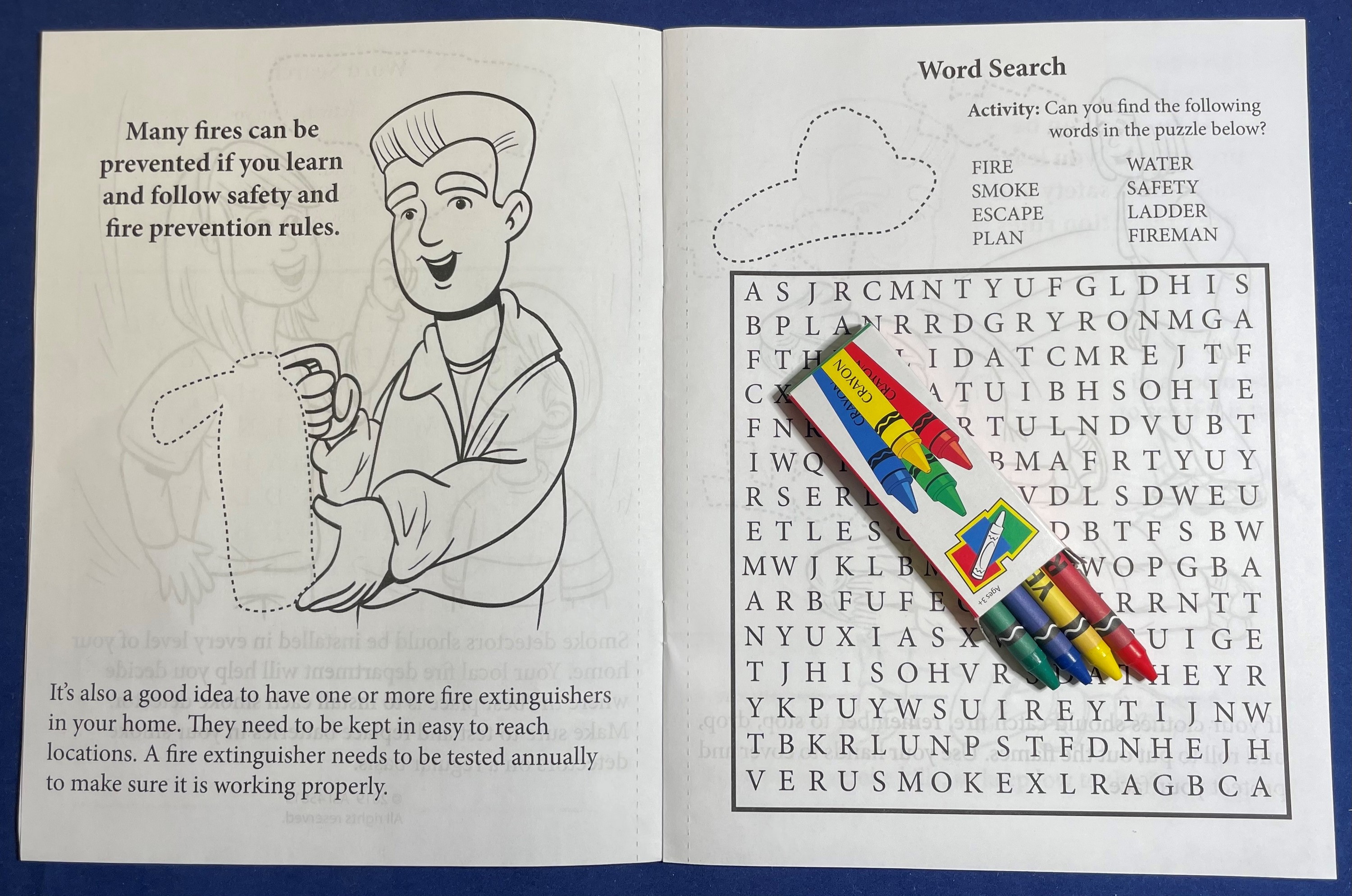 Picture of Learn About Fire Safety Sticker Book Fun Pack