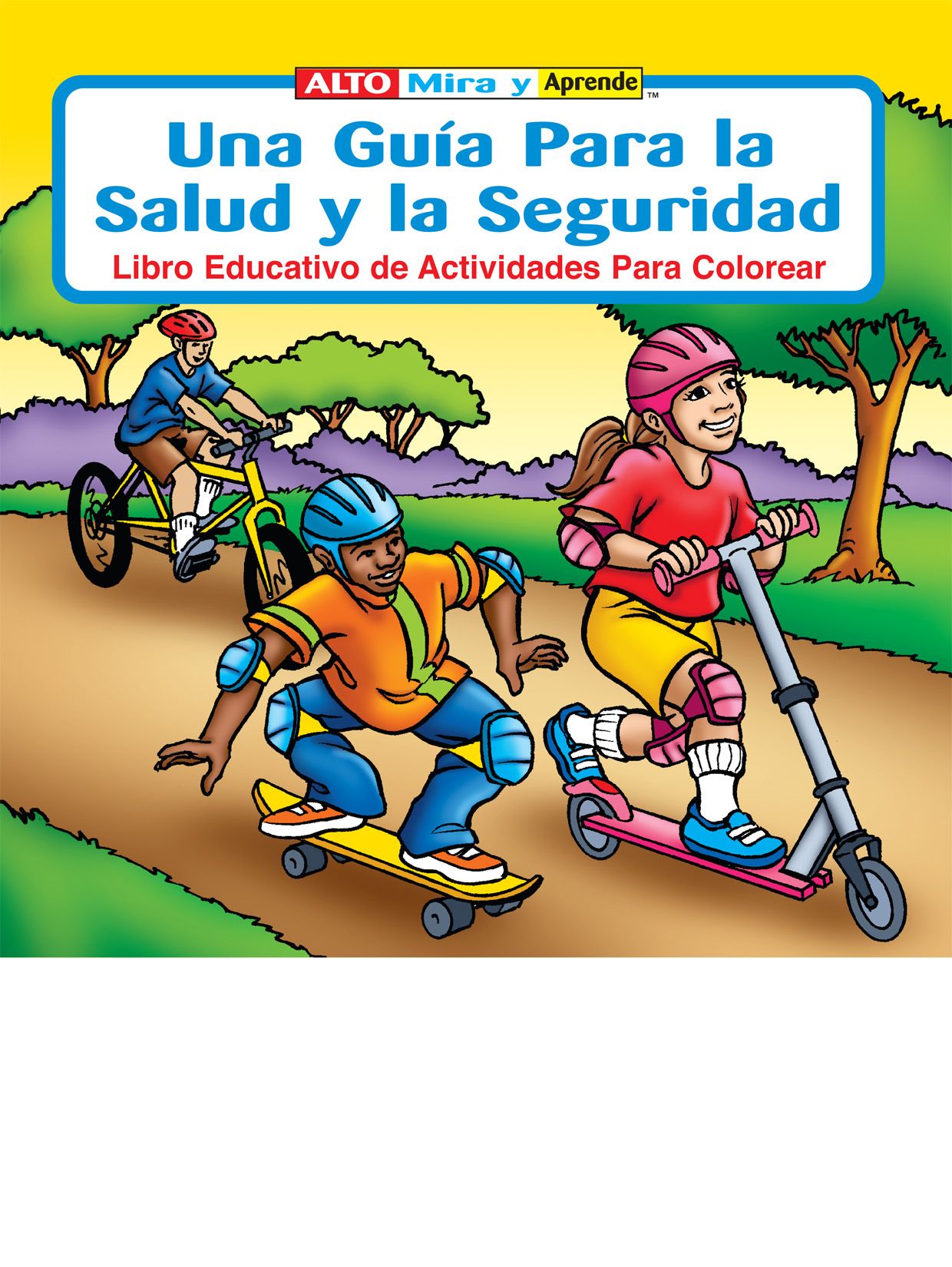 Picture of A Guide To Health and Safety - Una Guia Para La Salud Spanish Coloring Book