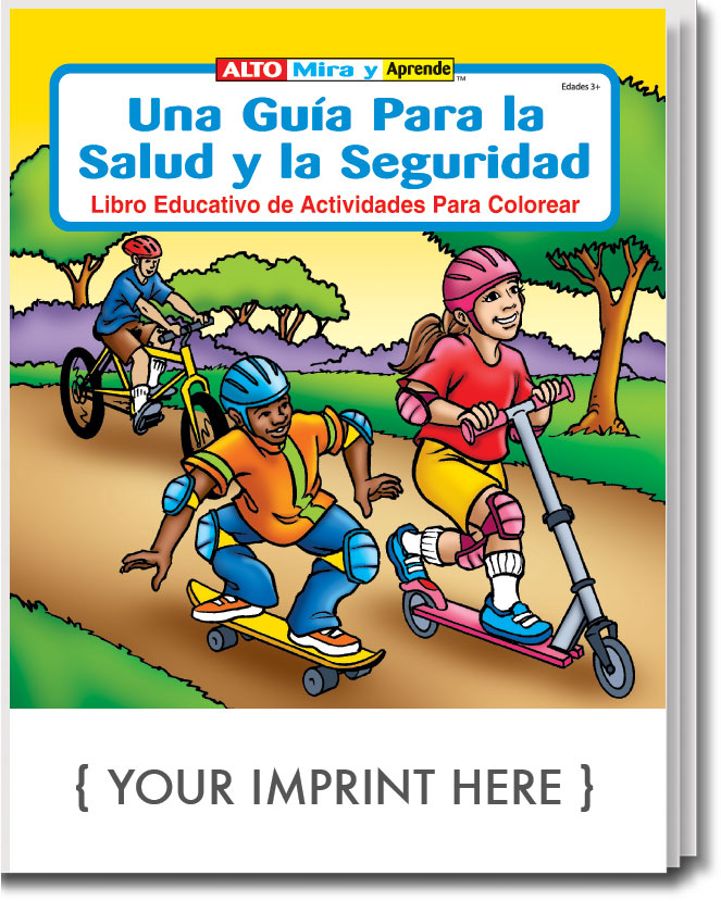 Picture of A Guide To Health and Safety - Una Guia Para La Salud Spanish Coloring Book