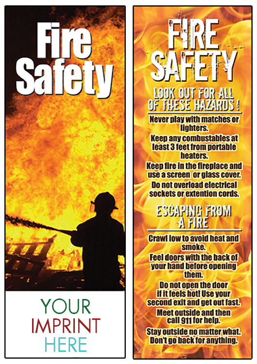Picture of Fire Safety Bookmark