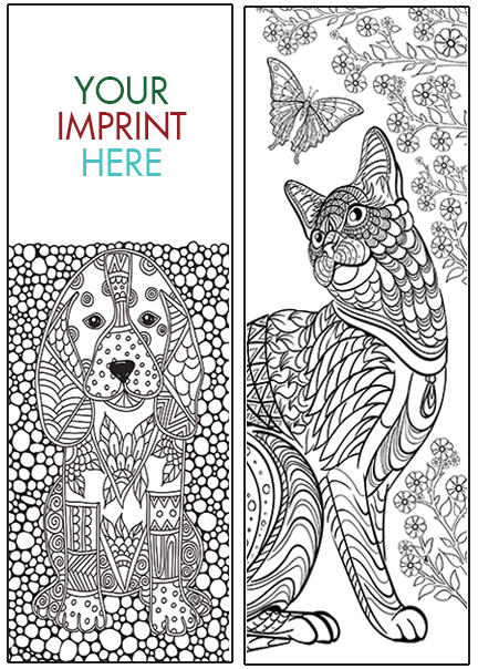 Picture of Coloring Bookmark - Animals