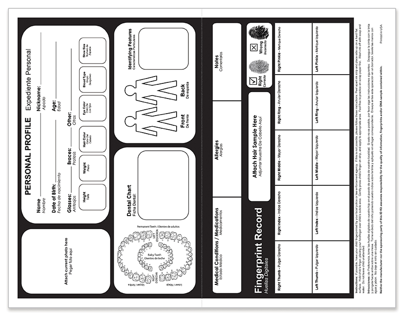 Picture of Child ID Safety Kit - Children