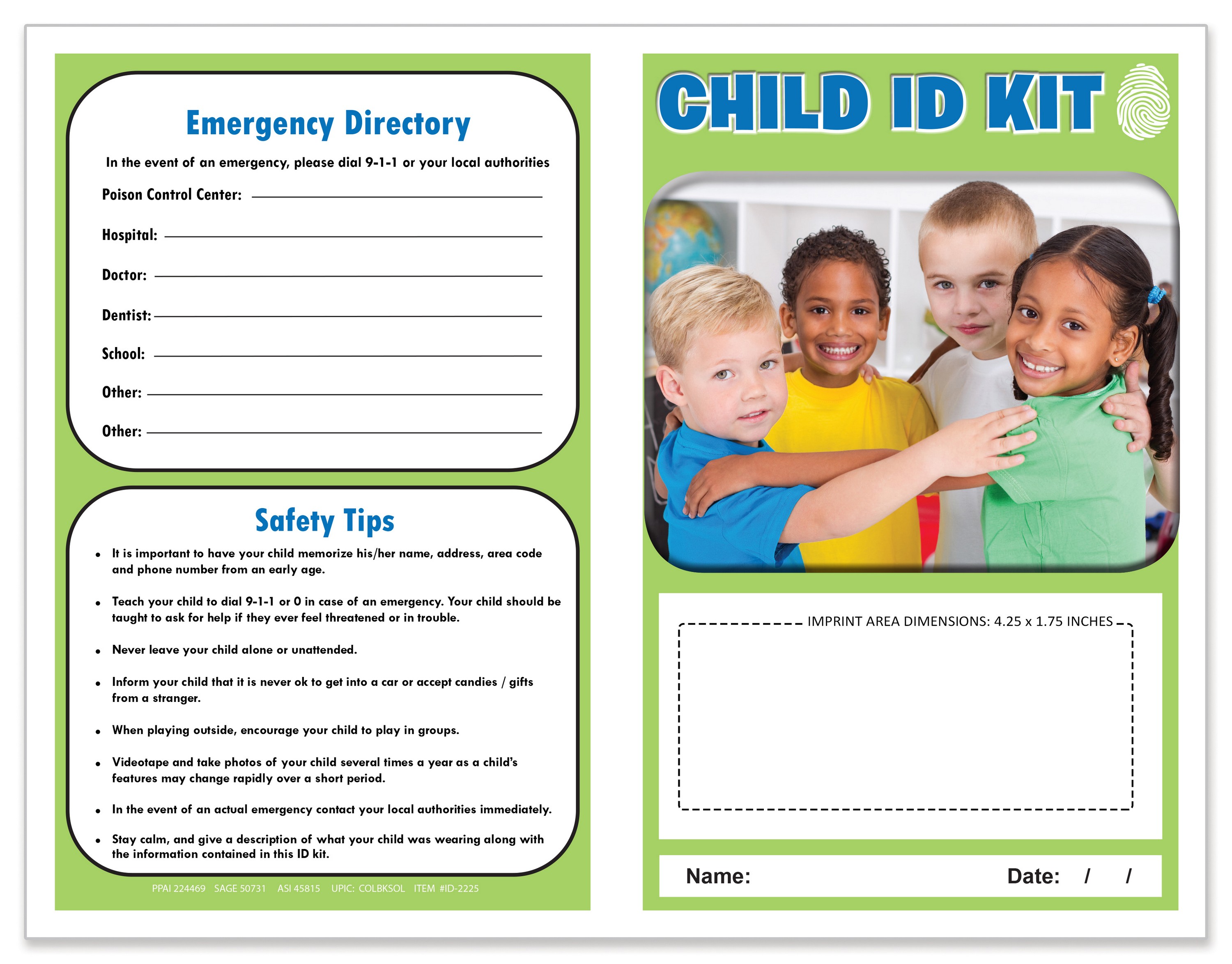 Picture of Child ID Safety Kit - Children