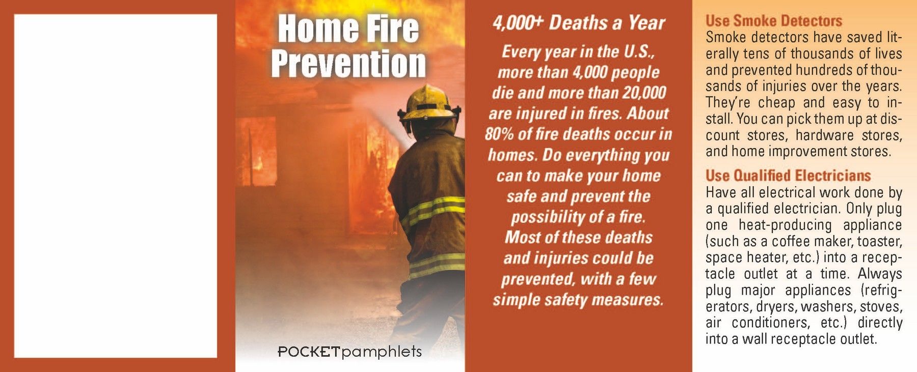 Picture of Home Fire Prevention Pocket Pamphlet