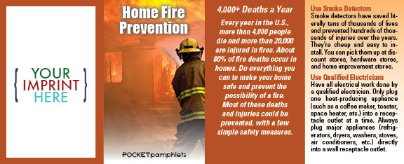 Picture of Home Fire Prevention Pocket Pamphlet