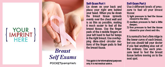 Picture of Breast Self Exams Pocket Pamphlet