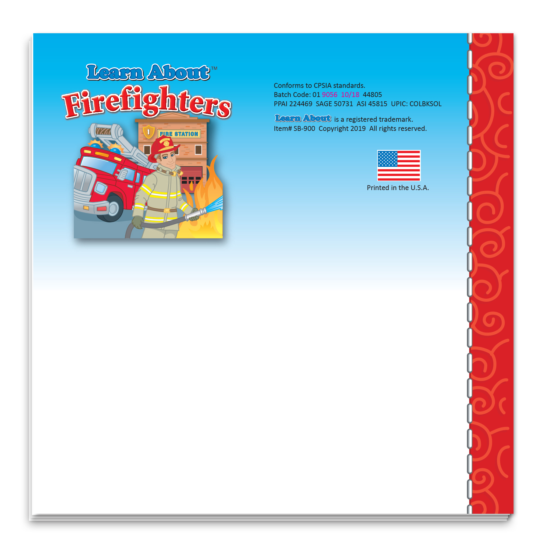 Picture of Storybook - Learn About Firefighters