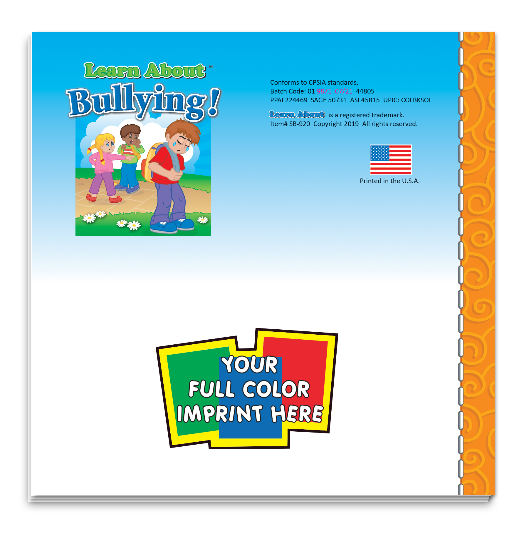 Picture of Storybook - Learn About Bullying