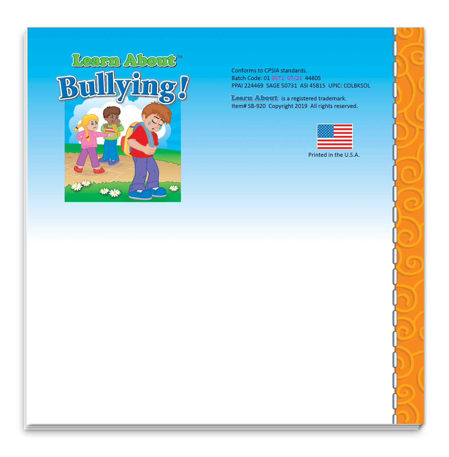 Picture of Storybook - Learn About Bullying