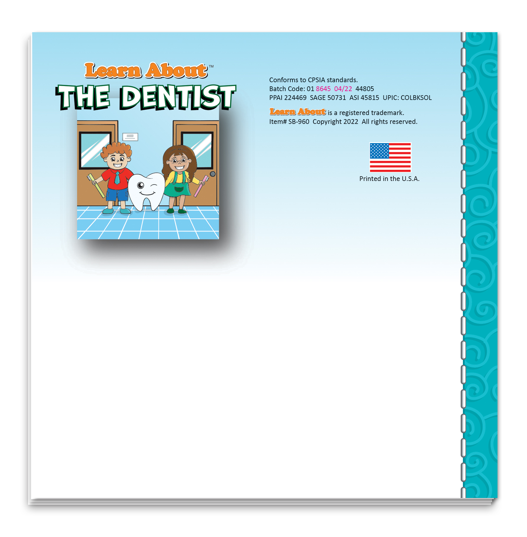 Picture of Storybook - Learn About The Dentist