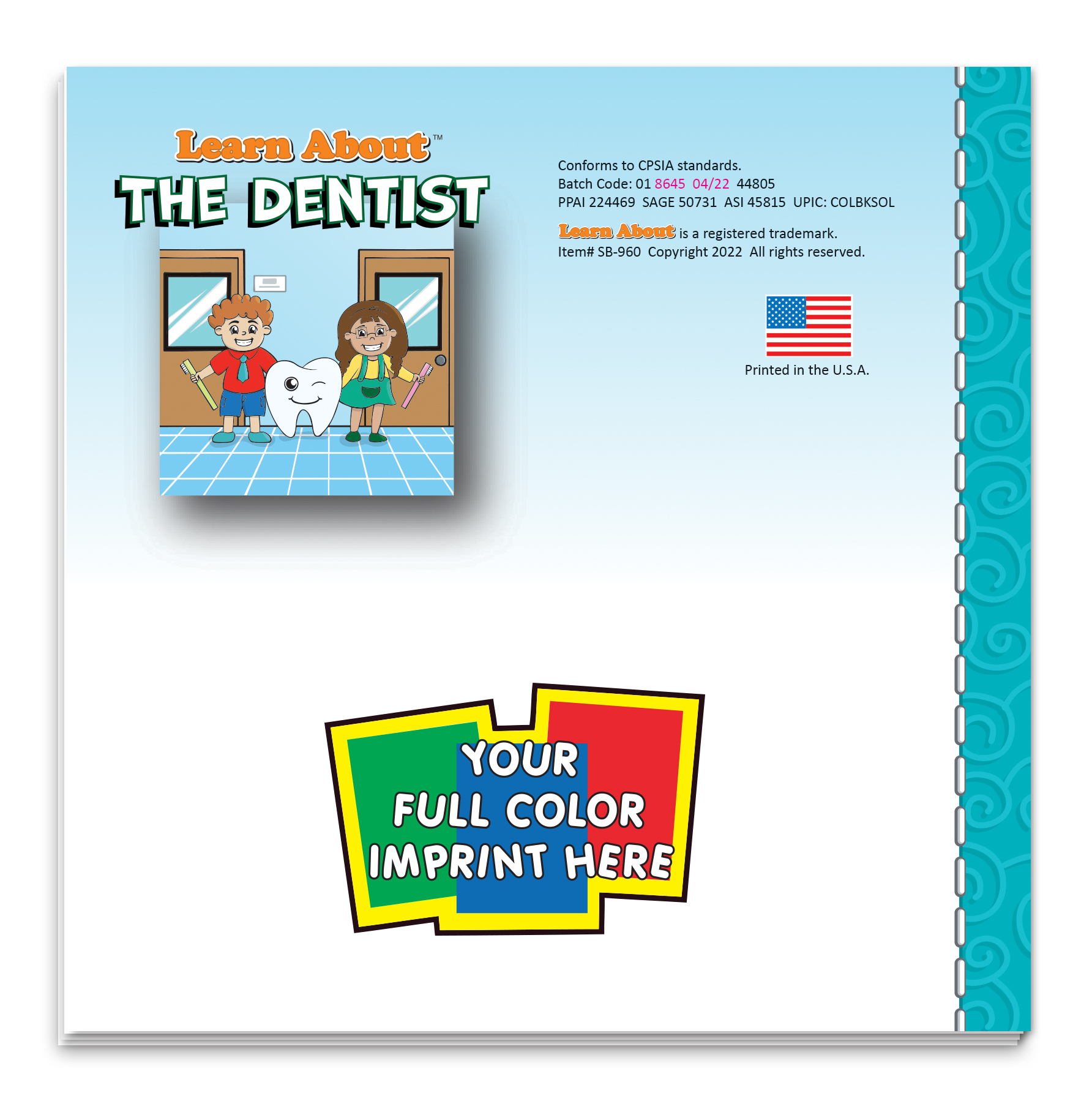 Picture of Storybook - Learn About The Dentist