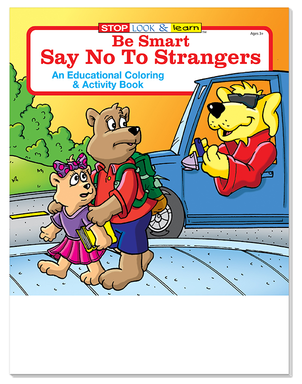 Picture of Be Smart, Say No To Strangers Coloring Book Fun Pack