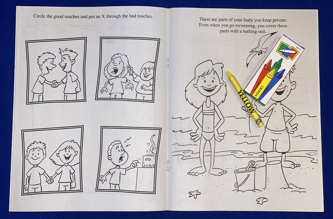 Picture of Good Touch Bad Touch Coloring Book Fun Pack