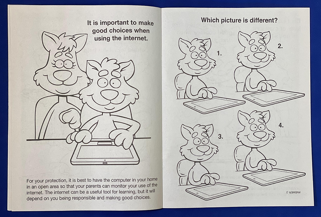 Picture of Internet Safety Coloring Book