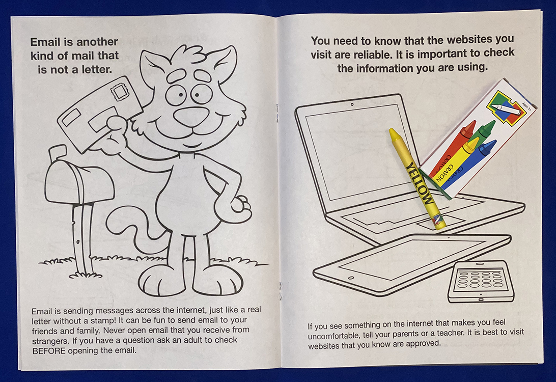Picture of Internet Safety Coloring Book Fun Pack