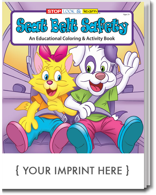 Picture of Seat Belt Safety Coloring and Activity Book