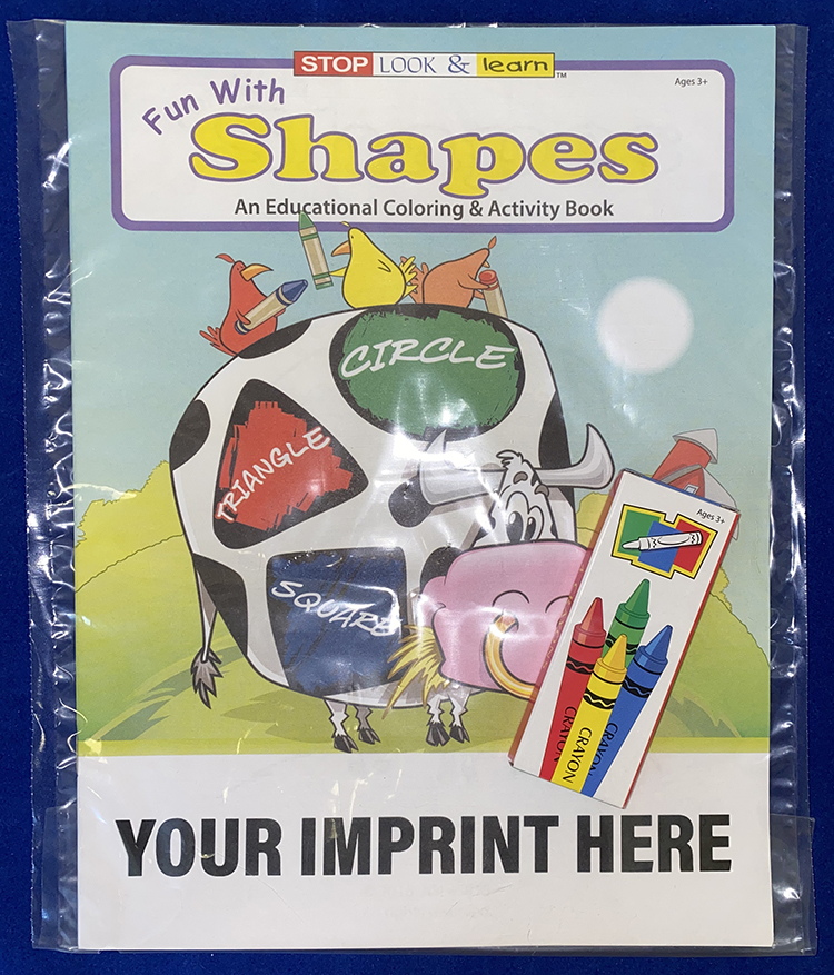 Picture of Fun With Shapes Coloring Book Fun Pack