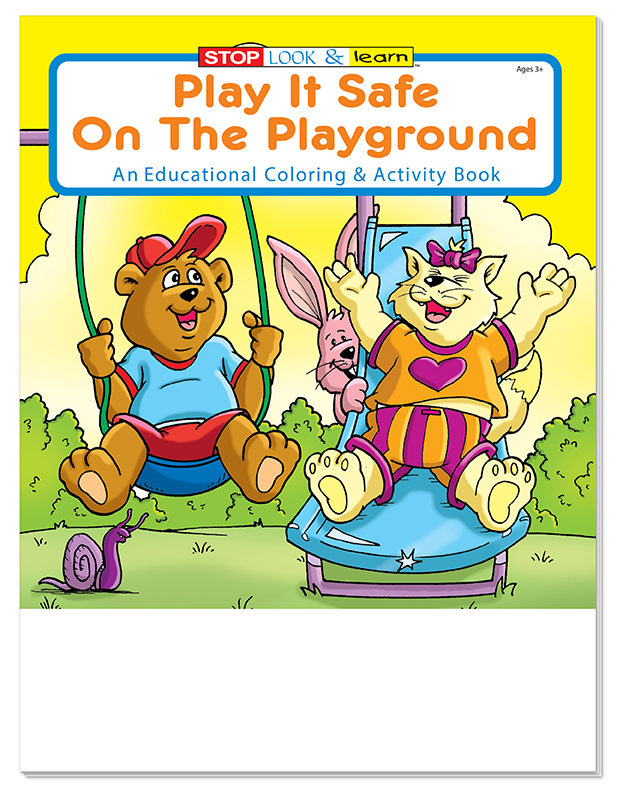 Picture of Play It Safe On The Playground Coloring Book