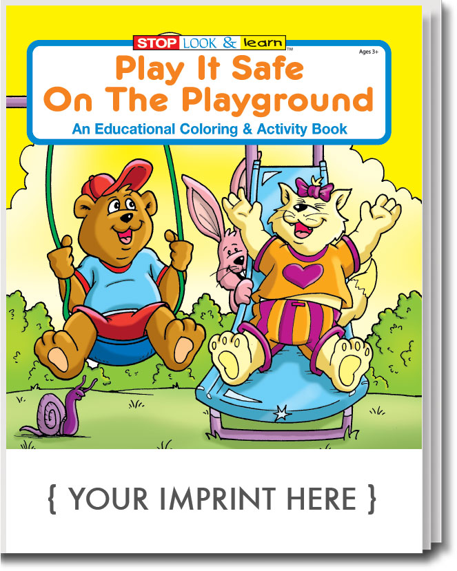 Picture of Play It Safe On The Playground Coloring Book
