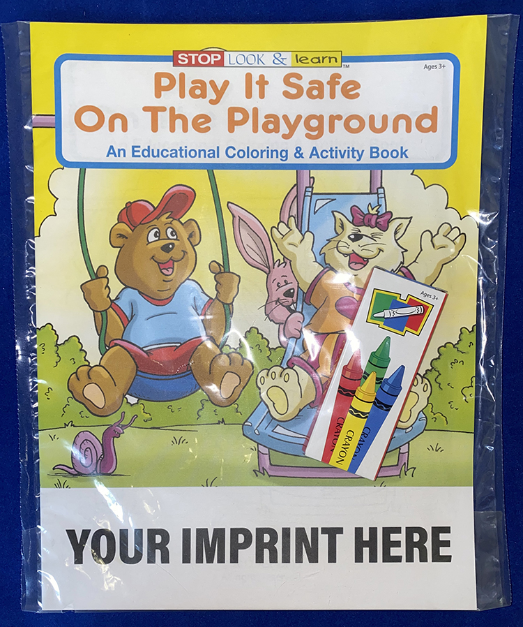 Picture of Play it Safe on the Playground Coloring Book Fun Pack