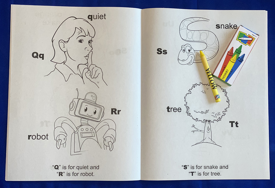 Picture of Fun with the Alphabet Coloring Book Fun Pack