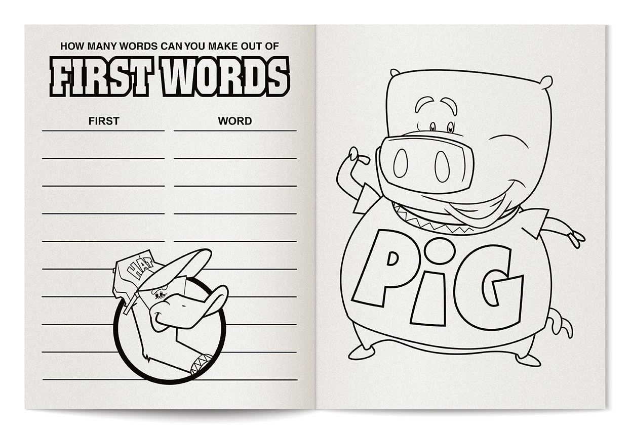 Picture of Fun with First Words Coloring & Activity Book