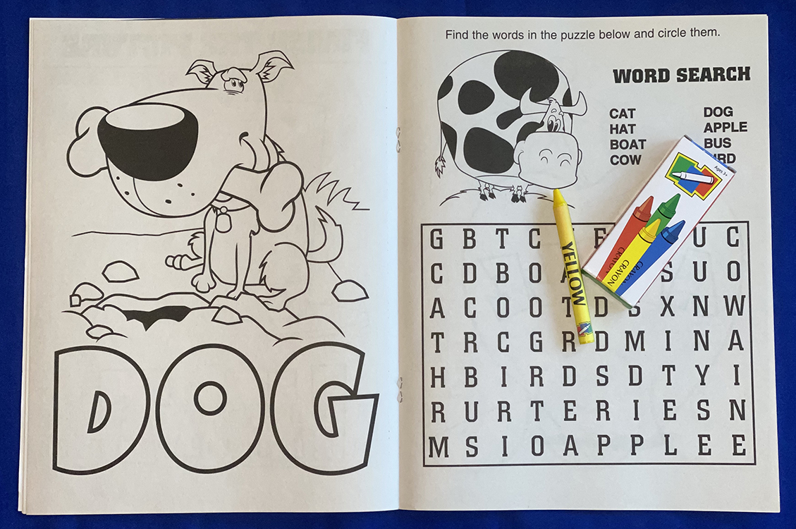 Picture of Fun with First Words Coloring Book Fun Pack