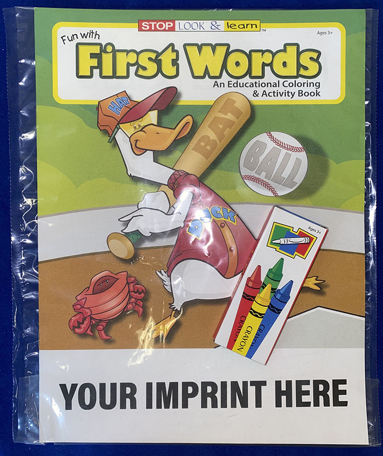 Picture of Fun with First Words Coloring Book Fun Pack