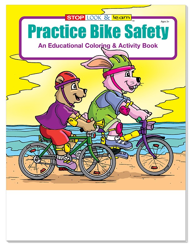 Picture of Practice Bike Safety Coloring Book Fun Pack