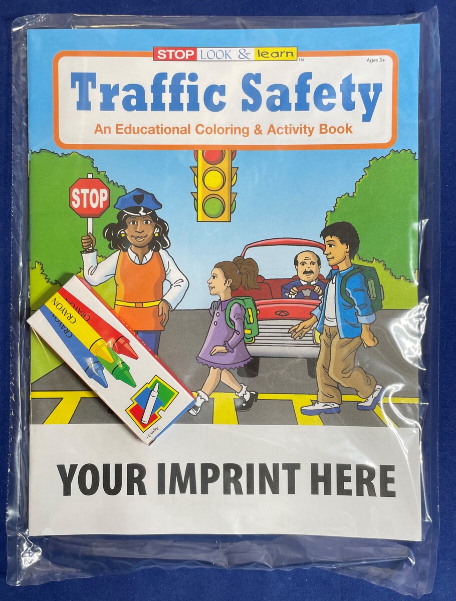 Picture of Traffic Safety Coloring Book Fun Pack
