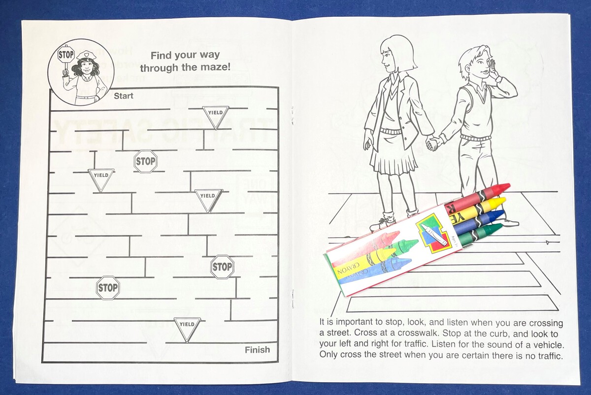 Picture of Traffic Safety Coloring Book Fun Pack