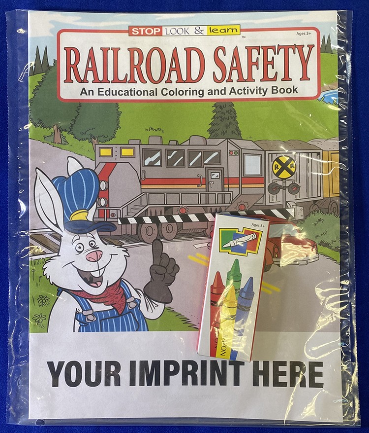 Picture of Railroad Safety Coloring Book Fun Pack