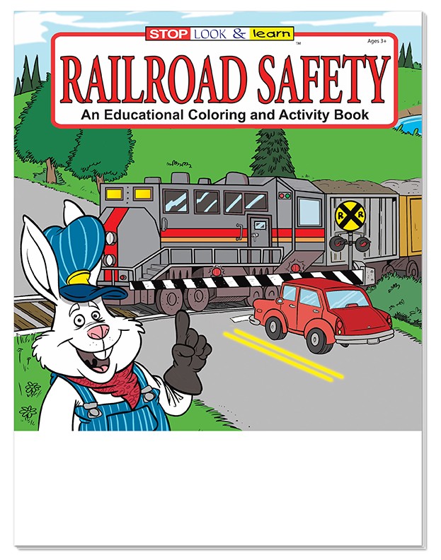 Picture of Railroad Safety Coloring Book Fun Pack